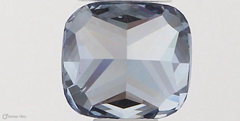 Loose Diamond - CUSHION BRILLIANT 0.37ct Fancy Vivid Blue VS2 (1 of 1)