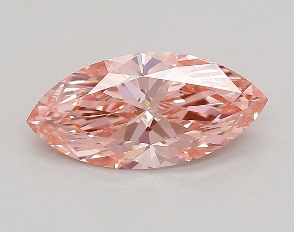 Loose Diamond - MARQUISE 0.84ct Fancy Vivid Pink VVS2: Loose Diamond - MARQUISE 0.84ct Fancy Vivid Pink VVS2 Source: This is a real non-mined Diamond that has been grown in a lab Shape: MARQUISE Carats: 0.84 Color: Fancy Vivid Pink Certification: IGI Vide