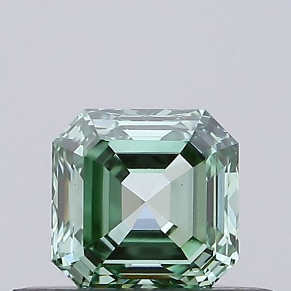 Loose Diamond - ASSCHER 0.26ct Fancy Vivid Green VS1: Loose Diamond - ASSCHER 0.26ct Fancy Vivid Green VS1 Source: This is a real non-mined Diamond that has been grown in a lab Shape: ASSCHER Carats: 0.26 Color: Fancy Vivid Green Certification: NONE Vide