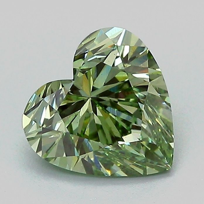 Loose Diamond - HEART 1.5ct Fancy Vivid Green VS1: Loose Diamond - HEART 1.5ct Fancy Vivid Green VS1 Source: This is a real non-mined Diamond that has been grown in a lab Shape: HEART Carats: 1.5 Color: Fancy Vivid Green Certification: IGI Video: