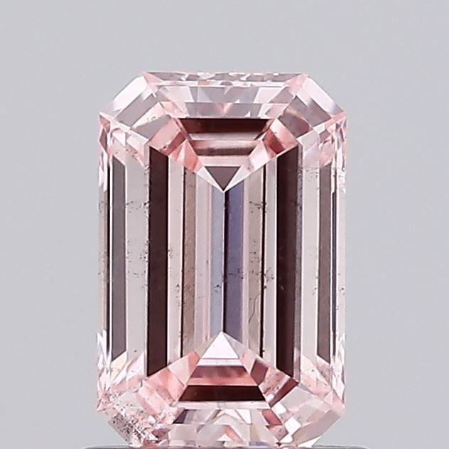 Loose Diamond - EMERALD 0.96ct Fancy Intense Pink SI1: Loose Diamond - EMERALD 0.96ct Fancy Intense Pink SI1 Source: This is a real non-mined Diamond that has been grown in a lab Shape: EMERALD Carats: 0.96 Color: Fancy Intense Pink Certification: IGI Vid