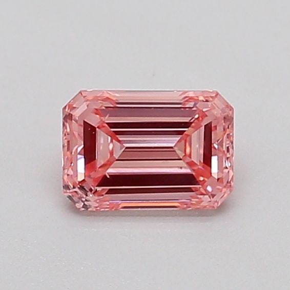 Loose Diamond - EMERALD 0.5ct Fancy Intense Pink SI2: Loose Diamond - EMERALD 0.5ct Fancy Intense Pink SI2 Source: This is a real non-mined Diamond that has been grown in a lab Shape: EMERALD Carats: 0.5 Color: Fancy Intense Pink Certification: NONE