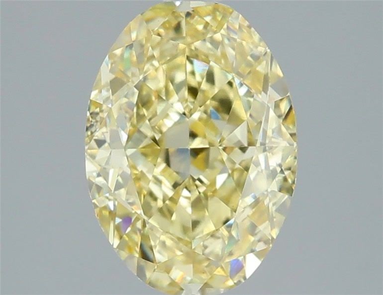 Loose Diamond - OVAL 3.03ct Fancy Intense Yellow VS1: Loose Diamond - OVAL 3.03ct Fancy Intense Yellow VS1 Source: This is a real non-mined Diamond that has been grown in a lab Shape: OVAL Carats: 3.03 Color: Fancy Intense Yellow Certification: IGI