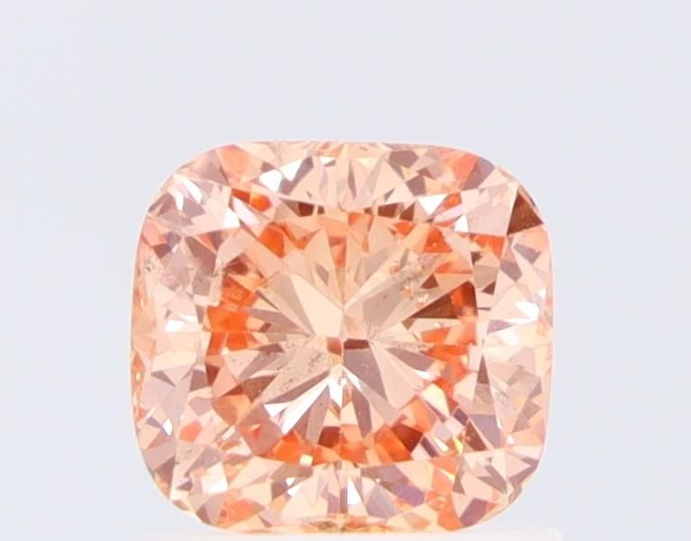 Loose Diamond - CUSHION BRILLIANT 1.01ct Fancy Orange SI1: Loose Diamond - CUSHION BRILLIANT 1.01ct Fancy Orange SI1 Source: This is a real non-mined Diamond that has been grown in a lab Shape: CUSHION BRILLIANT Carats: 1.01 Color: Fancy Orange Certification: