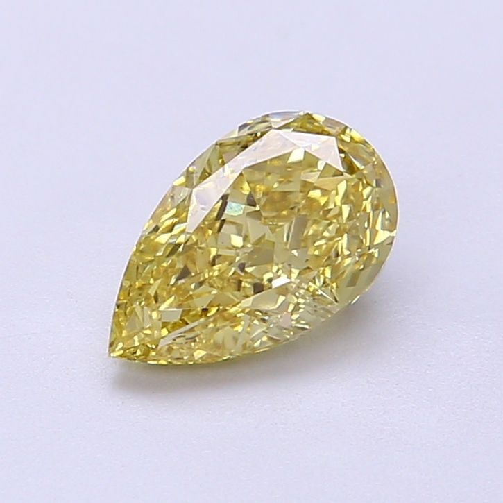 Loose Diamond - PEAR 1.13ct Fancy Intense Yellow VS2: Loose Diamond - PEAR 1.13ct Fancy Intense Yellow VS2 Source: This is a real non-mined Diamond that has been grown in a lab Shape: PEAR Carats: 1.13 Color: Fancy Intense Yellow Certification: IGI Video