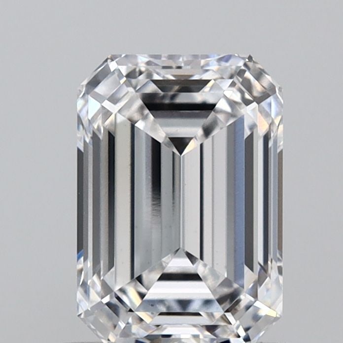 Loose Diamond - EMERALD 1.07ct D VS1: Loose Diamond - EMERALD 1.07ct D VS1 Source: This is a real non-mined Diamond that has been grown in a lab Shape: EMERALD Carats: 1.07 Color: D Clarity: VS1 Certification: GIA Video: