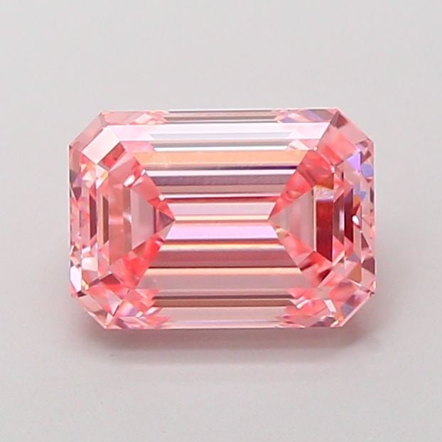 Loose Diamond - EMERALD 2.09ct Fancy Intense Pink VVS2: Loose Diamond - EMERALD 2.09ct Fancy Intense Pink VVS2 Source: This is a real non-mined Diamond that has been grown in a lab Shape: EMERALD Carats: 2.09 Color: Fancy Intense Pink Certification: IGI Vi