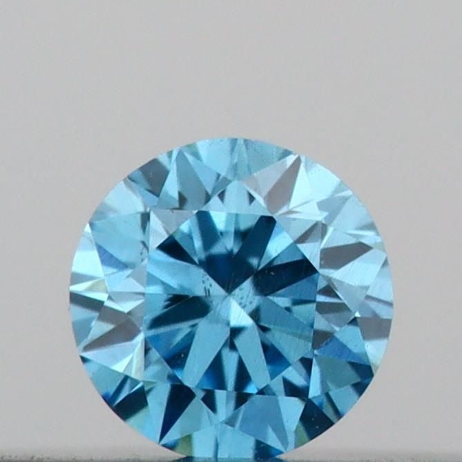 Loose Diamond - ROUND 0.1ct Fancy Vivid Blue VS2 (1 of 1)