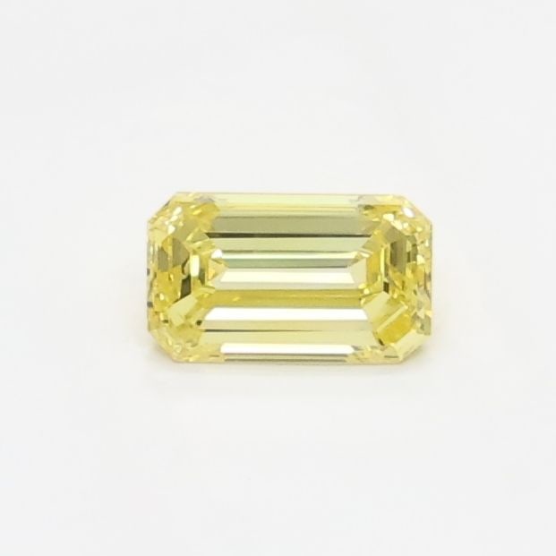 Loose Diamond - EMERALD 0.35ct Fancy Vivid Yellow VS2: Loose Diamond - EMERALD 0.35ct Fancy Vivid Yellow VS2 Source: This is a real non-mined Diamond that has been grown in a lab Shape: EMERALD Carats: 0.35 Color: Fancy Vivid Yellow Certification: NONE Vi