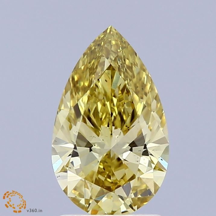 Loose Diamond - PEAR 1.52ct Fancy Vivid Yellow VS2: Loose Diamond - PEAR 1.52ct Fancy Vivid Yellow VS2 Source: This is a real non-mined Diamond that has been grown in a lab Shape: PEAR Carats: 1.52 Color: Fancy Vivid Yellow Certification: IGI Video: