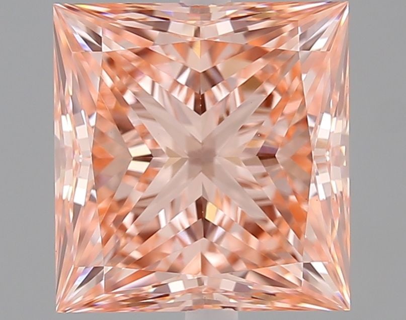 Loose Diamond - PRINCESS 2.04ct Fancy Vivid Pink VS1: Loose Diamond - PRINCESS 2.04ct Fancy Vivid Pink VS1 Source: This is a real non-mined Diamond that has been grown in a lab Shape: PRINCESS Carats: 2.04 Color: Fancy Vivid Pink Certification: IGI Video