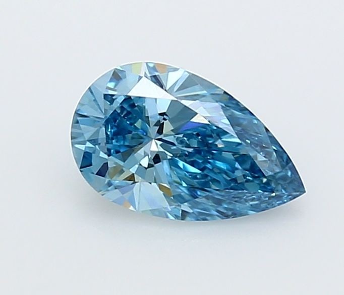 Loose Diamond - PEAR 1.02ct Fancy Vivid Blue VVS2: Loose Diamond - PEAR 1.02ct Fancy Vivid Blue VVS2 Source: This is a real non-mined Diamond that has been grown in a lab Shape: PEAR Carats: 1.02 Color: Fancy Vivid Blue Certification: IGI Video: