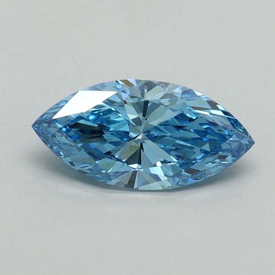 Loose Diamond - MARQUISE 0.8ct Fancy Vivid Blue VVS2: Loose Diamond - MARQUISE 0.8ct Fancy Vivid Blue VVS2 Source: This is a real non-mined Diamond that has been grown in a lab Shape: MARQUISE Carats: 0.8 Color: Fancy Vivid Blue Certification: IGI Video: