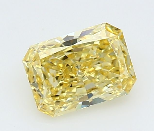 Loose Diamond - RADIANT 1.23ct Fancy Intense Yellow VS2: Loose Diamond - RADIANT 1.23ct Fancy Intense Yellow VS2 Source: This is a real non-mined Diamond that has been grown in a lab Shape: RADIANT Carats: 1.23 Color: Fancy Intense Yellow Certification: IGI