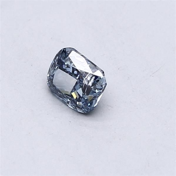 Loose Diamond - CUSHION MODIFIED 0.31ct Fancy Intense Blue I1: Loose Diamond - CUSHION MODIFIED 0.31ct Fancy Intense Blue I1 Source: This is a real non-mined Diamond that has been grown in a lab Shape: CUSHION MODIFIED Carats: 0.31 Color: Fancy Intense Blue Certi