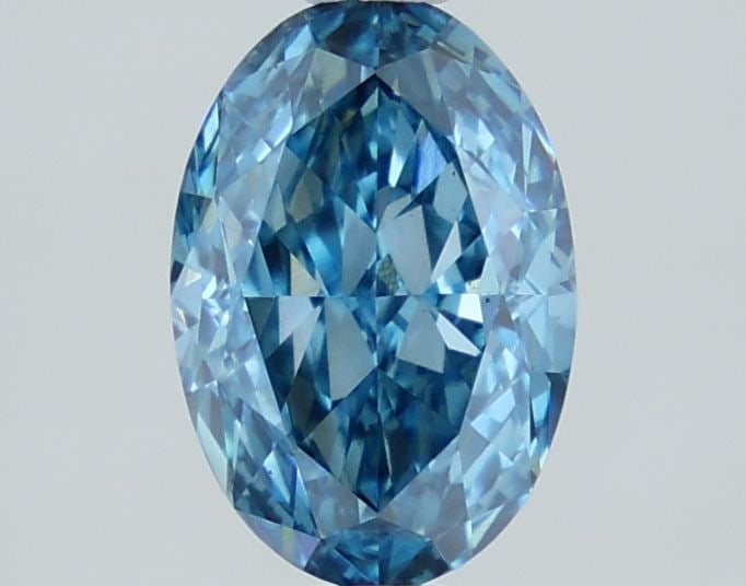 Loose Diamond - OVAL 1.38ct Fancy Vivid Blue VS1: Loose Diamond - OVAL 1.38ct Fancy Vivid Blue VS1 Source: This is a real non-mined Diamond that has been grown in a lab Shape: OVAL Carats: 1.38 Color: Fancy Vivid Blue Certification: IGI Video: