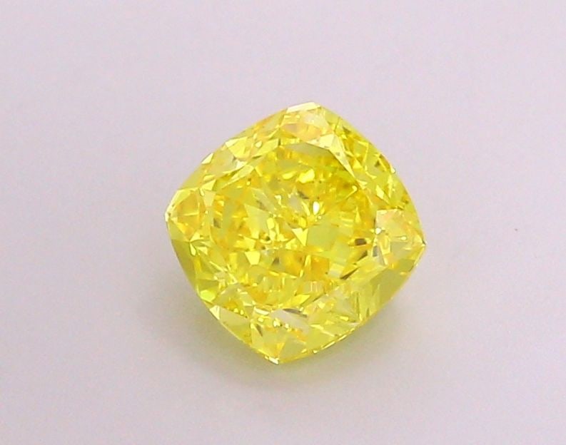Loose Diamond - CUSHION MODIFIED 1.67ct Fancy Vivid Yellow VVS1: Loose Diamond - CUSHION MODIFIED 1.67ct Fancy Vivid Yellow VVS1 Source: This is a real non-mined Diamond that has been grown in a lab Shape: CUSHION MODIFIED Carats: 1.67 Color: Fancy Vivid Yellow Cer