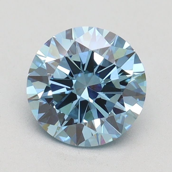 Loose Diamond - ROUND 1.17ct Fancy Vivid Blue VVS2: Loose Diamond - ROUND 1.17ct Fancy Vivid Blue VVS2 Source: This is a real non-mined Diamond that has been grown in a lab Shape: ROUND Carats: 1.17 Color: Fancy Vivid Blue Certification: IGI Video: