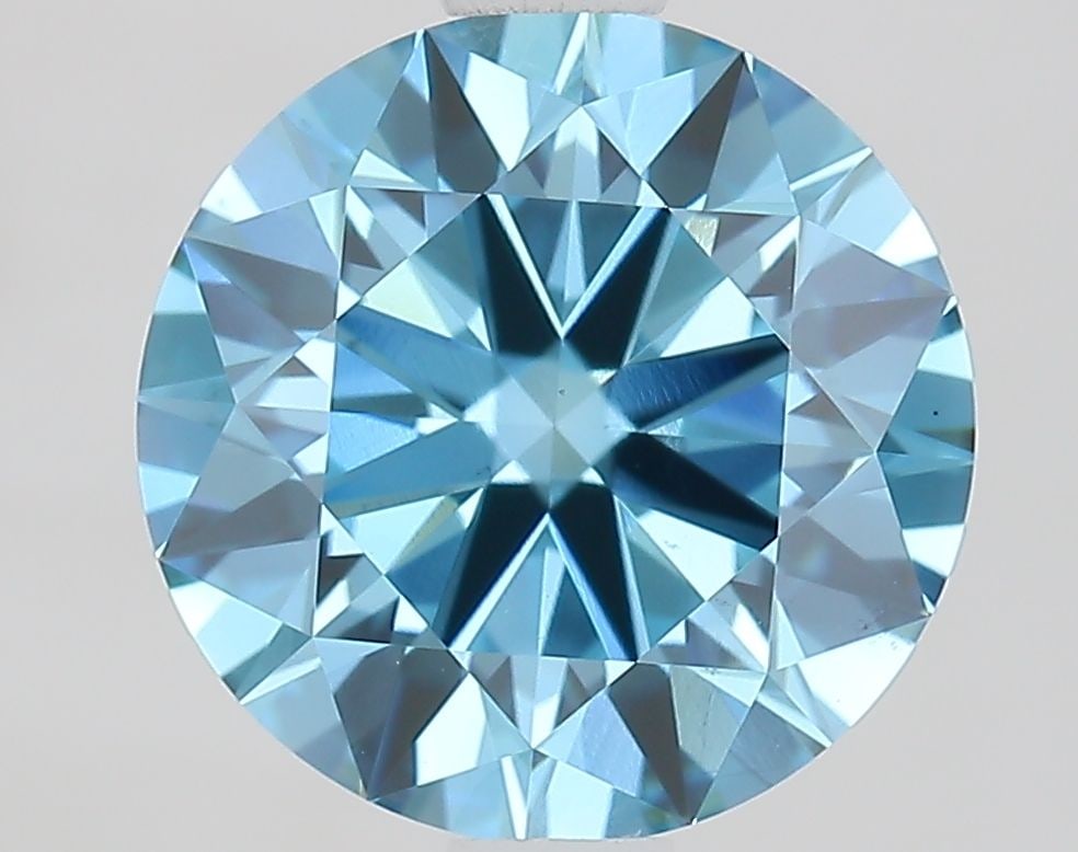 Ideal Loose Diamond - ROUND 2.0ct Fancy Vivid Blue VS2: Ideal Loose Diamond - ROUND 2.0ct Fancy Vivid Blue VS2 Source: This is a real non-mined Diamond that has been grown in a lab Shape: ROUND Carats: 2.0 Color: Fancy Vivid Blue Certification: IGI