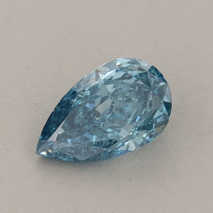 Loose Diamond - PEAR 0.52ct Fancy Vivid Blue SI2: Loose Diamond - PEAR 0.52ct Fancy Vivid Blue SI2 Source: This is a real non-mined Diamond that has been grown in a lab Shape: PEAR Carats: 0.52 Color: Fancy Vivid Blue Certification: IGI Video: