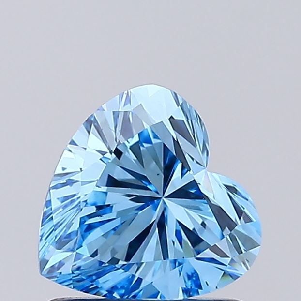 Loose Diamond - HEART 1.0ct Fancy Vivid Blue VS2: Loose Diamond - HEART 1.0ct Fancy Vivid Blue VS2 Source: This is a real non-mined Diamond that has been grown in a lab Shape: HEART Carats: 1.0 Color: Fancy Vivid Blue Certification: IGI Video: