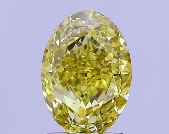 Loose Diamond - OVAL 2.09ct Fancy Intense Yellow VVS2: Loose Diamond - OVAL 2.09ct Fancy Intense Yellow VVS2 Source: This is a real non-mined Diamond that has been grown in a lab Shape: OVAL Carats: 2.09 Color: Fancy Intense Yellow Certification: IGI Vide