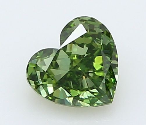 Loose Diamond - HEART 0.27ct Fancy Vivid Green VVS2: Loose Diamond - HEART 0.27ct Fancy Vivid Green VVS2 Source: This is a real non-mined Diamond that has been grown in a lab Shape: HEART Carats: 0.27 Color: Fancy Vivid Green Certification: IGI Video: