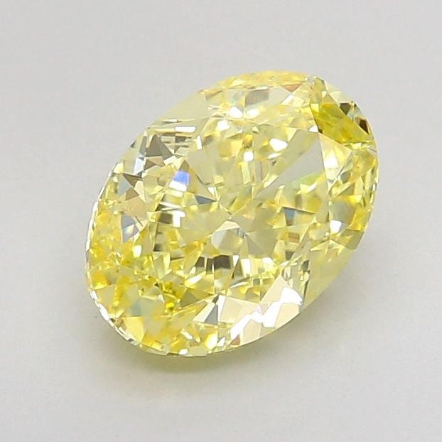 Loose Diamond - OVAL 2.5ct Fancy Intense Yellow VVS2: Loose Diamond - OVAL 2.5ct Fancy Intense Yellow VVS2 Source: This is a real non-mined Diamond that has been grown in a lab Shape: OVAL Carats: 2.5 Color: Fancy Intense Yellow Certification: IGI Video: