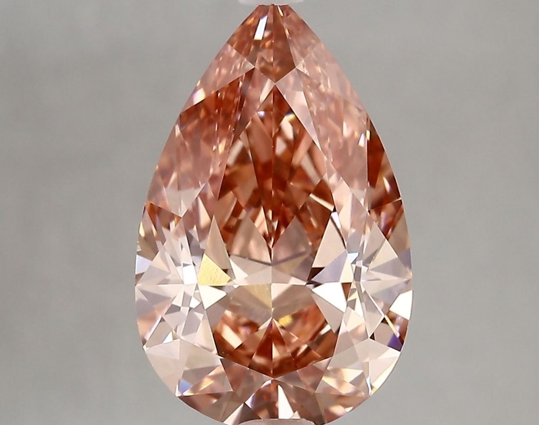 Loose Diamond - PEAR 3.47ct Fancy Vivid Pink VVS2: Loose Diamond - PEAR 3.47ct Fancy Vivid Pink VVS2 Source: This is a real non-mined Diamond that has been grown in a lab Shape: PEAR Carats: 3.47 Color: Fancy Vivid Pink Certification: IGI Video:
