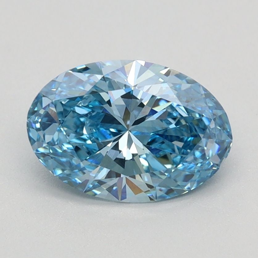 Loose Diamond - OVAL 1.09ct Fancy Vivid Blue VS1: Loose Diamond - OVAL 1.09ct Fancy Vivid Blue VS1 Source: This is a real non-mined Diamond that has been grown in a lab Shape: OVAL Carats: 1.09 Color: Fancy Vivid Blue Certification: IGI Video: