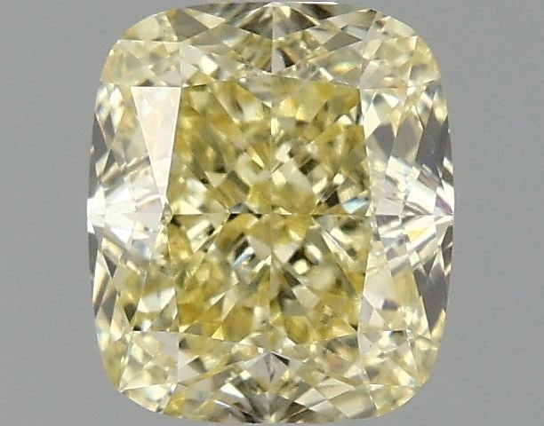 Loose Diamond - CUSHION MODIFIED 1.59ct Fancy Intense Yellow VS1: Loose Diamond - CUSHION MODIFIED 1.59ct Fancy Intense Yellow VS1 Source: This is a real non-mined Diamond that has been grown in a lab Shape: CUSHION MODIFIED Carats: 1.59 Color: Fancy Intense Yellow