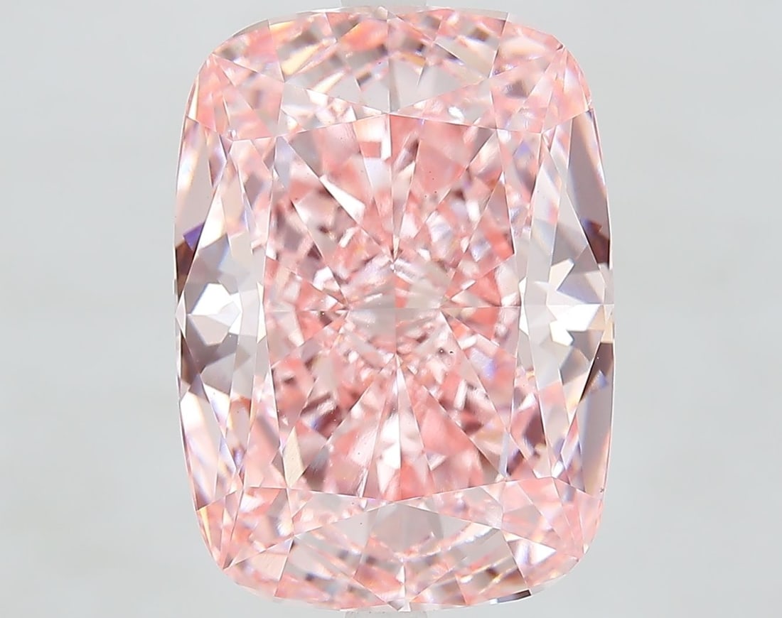 Loose Diamond - CUSHION MODIFIED 10.12ct Fancy Vivid Pink VS1: Loose Diamond - CUSHION MODIFIED 10.12ct Fancy Vivid Pink VS1 Source: This is a real non-mined Diamond that has been grown in a lab Shape: CUSHION MODIFIED Carats: 10.12 Color: Fancy Vivid Pink Certif