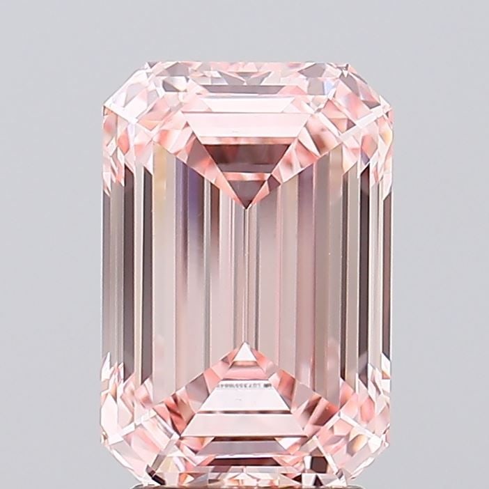Loose Diamond - EMERALD 3.56ct Fancy Intense Pink VVS2: Loose Diamond - EMERALD 3.56ct Fancy Intense Pink VVS2 Source: This is a real non-mined Diamond that has been grown in a lab Shape: EMERALD Carats: 3.56 Color: Fancy Intense Pink Certification: IGI Vi