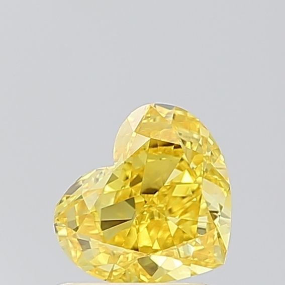 Loose Diamond - HEART 1.04ct Fancy Vivid Yellow VS1: Loose Diamond - HEART 1.04ct Fancy Vivid Yellow VS1 Source: This is a real non-mined Diamond that has been grown in a lab Shape: HEART Carats: 1.04 Color: Fancy Vivid Yellow Certification: IGI Video:
