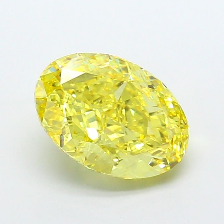 Loose Diamond - OVAL 6.25ct Fancy Vivid Yellow VS1: Loose Diamond - OVAL 6.25ct Fancy Vivid Yellow VS1 Source: This is a real non-mined Diamond that has been grown in a lab Shape: OVAL Carats: 6.25 Color: Fancy Vivid Yellow Certification: IGI Video: