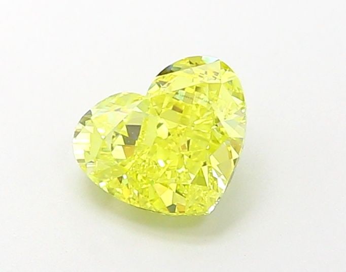 Loose Diamond - HEART 1.09ct Fancy Vivid Yellow VS1: Loose Diamond - HEART 1.09ct Fancy Vivid Yellow VS1 Source: This is a real non-mined Diamond that has been grown in a lab Shape: HEART Carats: 1.09 Color: Fancy Vivid Yellow Certification: IGI Video: