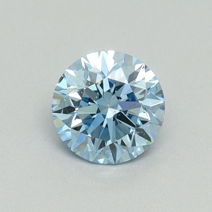 Loose Diamond - ROUND 0.5ct Fancy Vivid Blue SI1: Loose Diamond - ROUND 0.5ct Fancy Vivid Blue SI1 Source: This is a real non-mined Diamond that has been grown in a lab Shape: ROUND Carats: 0.5 Color: Fancy Vivid Blue Certification: IGI Video: