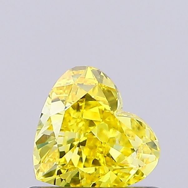 Loose Diamond - HEART 0.51ct Fancy Vivid Yellow VS1: Loose Diamond - HEART 0.51ct Fancy Vivid Yellow VS1 Source: This is a real non-mined Diamond that has been grown in a lab Shape: HEART Carats: 0.51 Color: Fancy Vivid Yellow Certification: NONE Video: