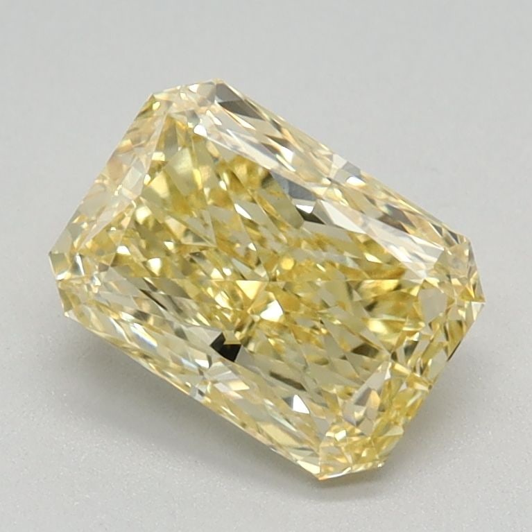 Loose Diamond - RADIANT 1.01ct Fancy Vivid Yellow VS1: Loose Diamond - RADIANT 1.01ct Fancy Vivid Yellow VS1 Source: This is a real non-mined Diamond that has been grown in a lab Shape: RADIANT Carats: 1.01 Color: Fancy Vivid Yellow Certification: IGI Vid