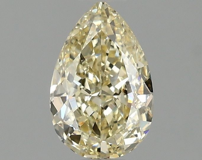 Loose Diamond - PEAR 1.09ct Fancy Yellow VS1: Loose Diamond - PEAR 1.09ct Fancy Yellow VS1 Source: This is a real non-mined Diamond that has been grown in a lab Shape: PEAR Carats: 1.09 Color: Fancy Yellow Certification: IGI Video: