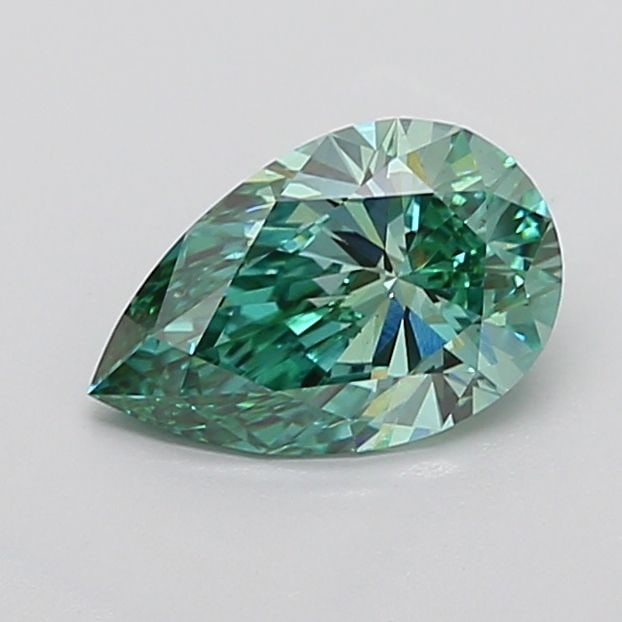 Loose Diamond - PEAR 2.0ct Fancy Vivid Green VS2: Loose Diamond - PEAR 2.0ct Fancy Vivid Green VS2 Source: This is a real non-mined Diamond that has been grown in a lab Shape: PEAR Carats: 2.0 Color: Fancy Vivid Green Certification: IGI Video: