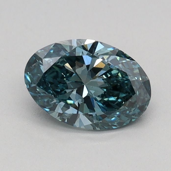 Loose Diamond - OVAL 0.45ct Fancy Vivid Green VS1 (1 of 1)