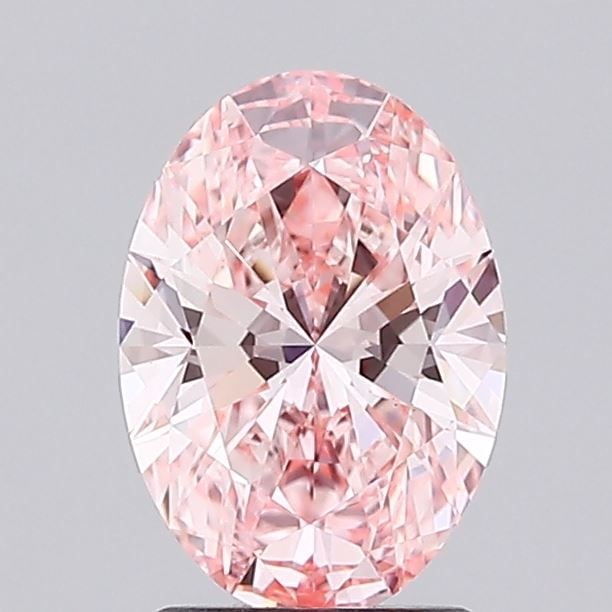 Loose Diamond - OVAL 1.73ct Fancy Vivid Pink VS1: Loose Diamond - OVAL 1.73ct Fancy Vivid Pink VS1 Source: This is a real non-mined Diamond that has been grown in a lab Shape: OVAL Carats: 1.73 Color: Fancy Vivid Pink Certification: IGI Video: