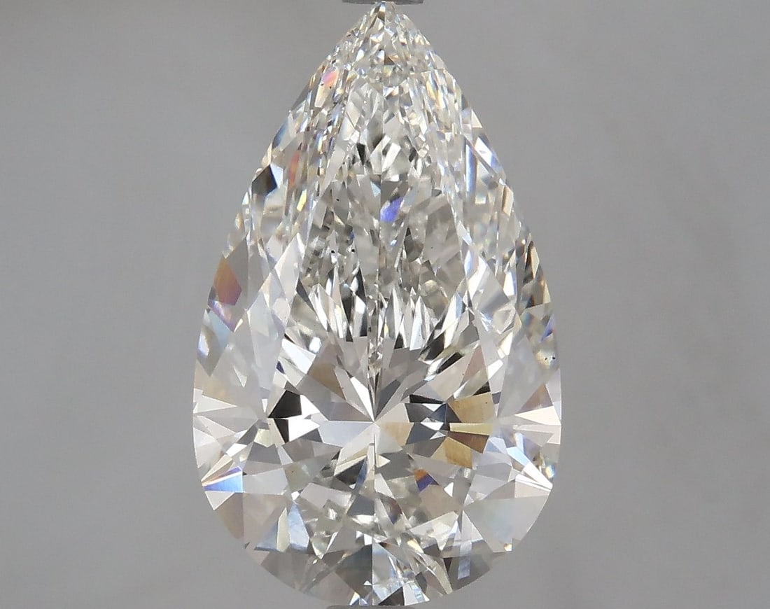 Loose Diamond - PEAR 4.6ct G VS2: Loose Diamond - PEAR 4.6ct G VS2 Source: This is a real non-mined Diamond that has been grown in a lab Shape: PEAR Carats: 4.6 Color: G Clarity: VS2 Certification: IGI Video:
