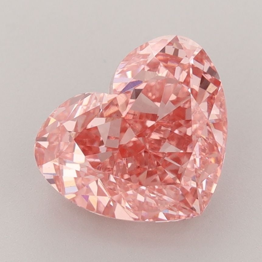 Loose Diamond - HEART 3.13ct Fancy Vivid Pink VS1: Loose Diamond - HEART 3.13ct Fancy Vivid Pink VS1 Source: This is a real non-mined Diamond that has been grown in a lab Shape: HEART Carats: 3.13 Color: Fancy Vivid Pink Certification: IGI Video: