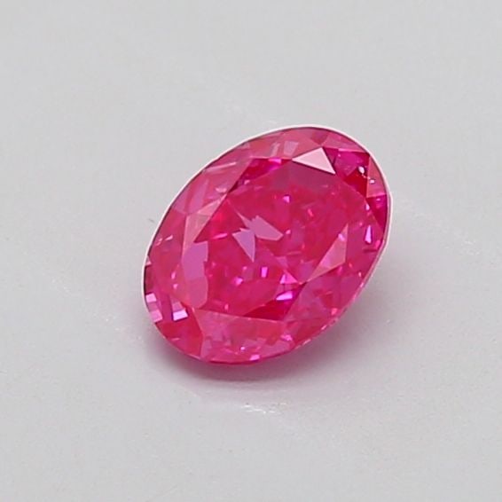 Loose Diamond - OVAL 0.61ct Fancy Vivid Pink VS1: Loose Diamond - OVAL 0.61ct Fancy Vivid Pink VS1 Source: This is a real non-mined Diamond that has been grown in a lab Shape: OVAL Carats: 0.61 Color: Fancy Vivid Pink Certification: NONE Video: