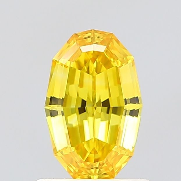 Loose Diamond - OVAL 0.94ct Fancy Vivid Yellow VVS2: Loose Diamond - OVAL 0.94ct Fancy Vivid Yellow VVS2 Source: This is a real non-mined Diamond that has been grown in a lab Shape: OVAL Carats: 0.94 Color: Fancy Vivid Yellow Certification: IGI Video: