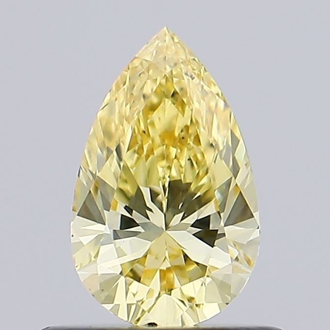 Loose Diamond - PEAR 0.5ct Fancy Vivid Yellow VS2: Loose Diamond - PEAR 0.5ct Fancy Vivid Yellow VS2 Source: This is a real non-mined Diamond that has been grown in a lab Shape: PEAR Carats: 0.5 Color: Fancy Vivid Yellow Certification: NONE Video: