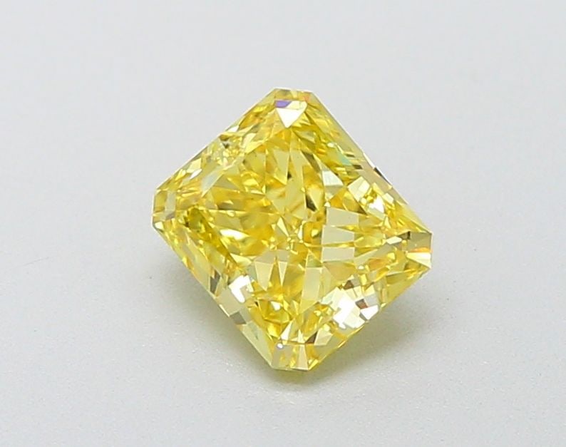 Loose Diamond - RADIANT 1.0ct Fancy Yellow VS2: Loose Diamond - RADIANT 1.0ct Fancy Yellow VS2 Source: This is a real non-mined Diamond that has been grown in a lab Shape: RADIANT Carats: 1.0 Color: Fancy Yellow Certification: IGI Video: