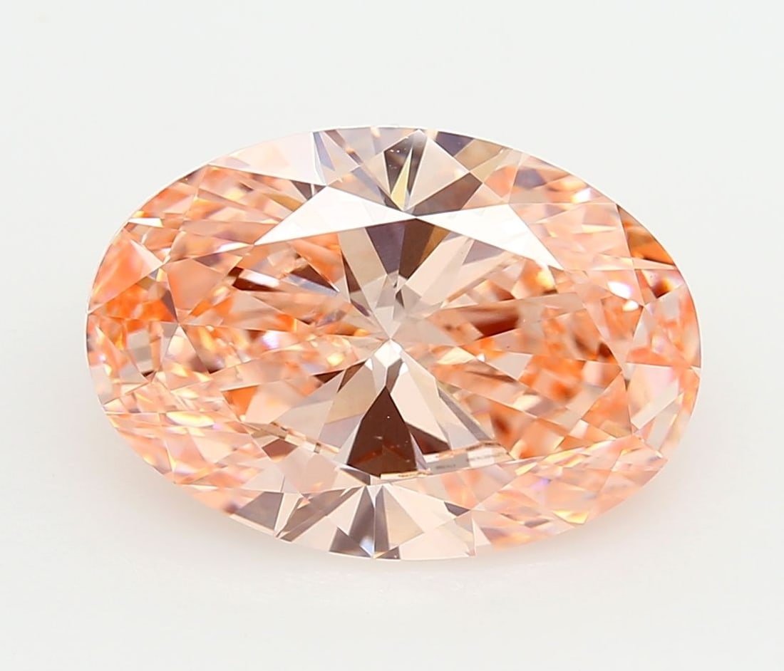 Loose Diamond - OVAL 5.0ct Fancy Vivid Pink VVS2: Loose Diamond - OVAL 5.0ct Fancy Vivid Pink VVS2 Source: This is a real non-mined Diamond that has been grown in a lab Shape: OVAL Carats: 5.0 Color: Fancy Vivid Pink Certification: IGI Video: